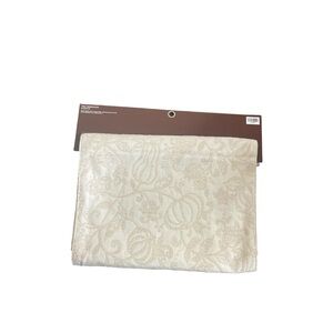 NWT Hobby Lobby Fall Jacquard Pumpkins Table Runner Gold Embroidered Shimmer